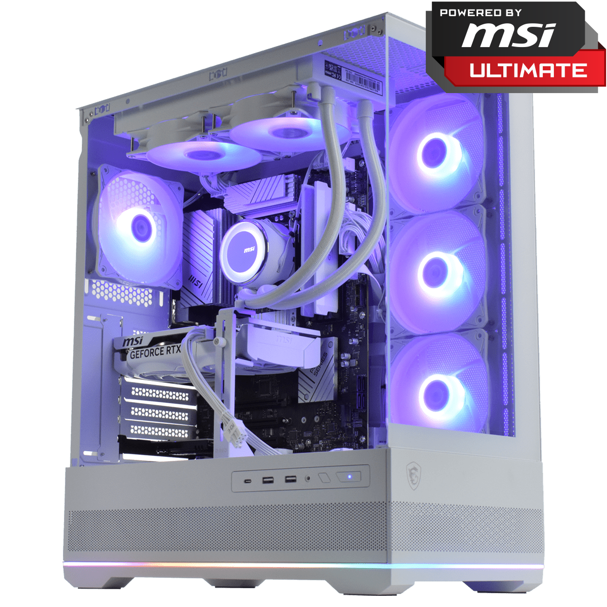 PC Gamer WHITE BIRD - Powered by MSI